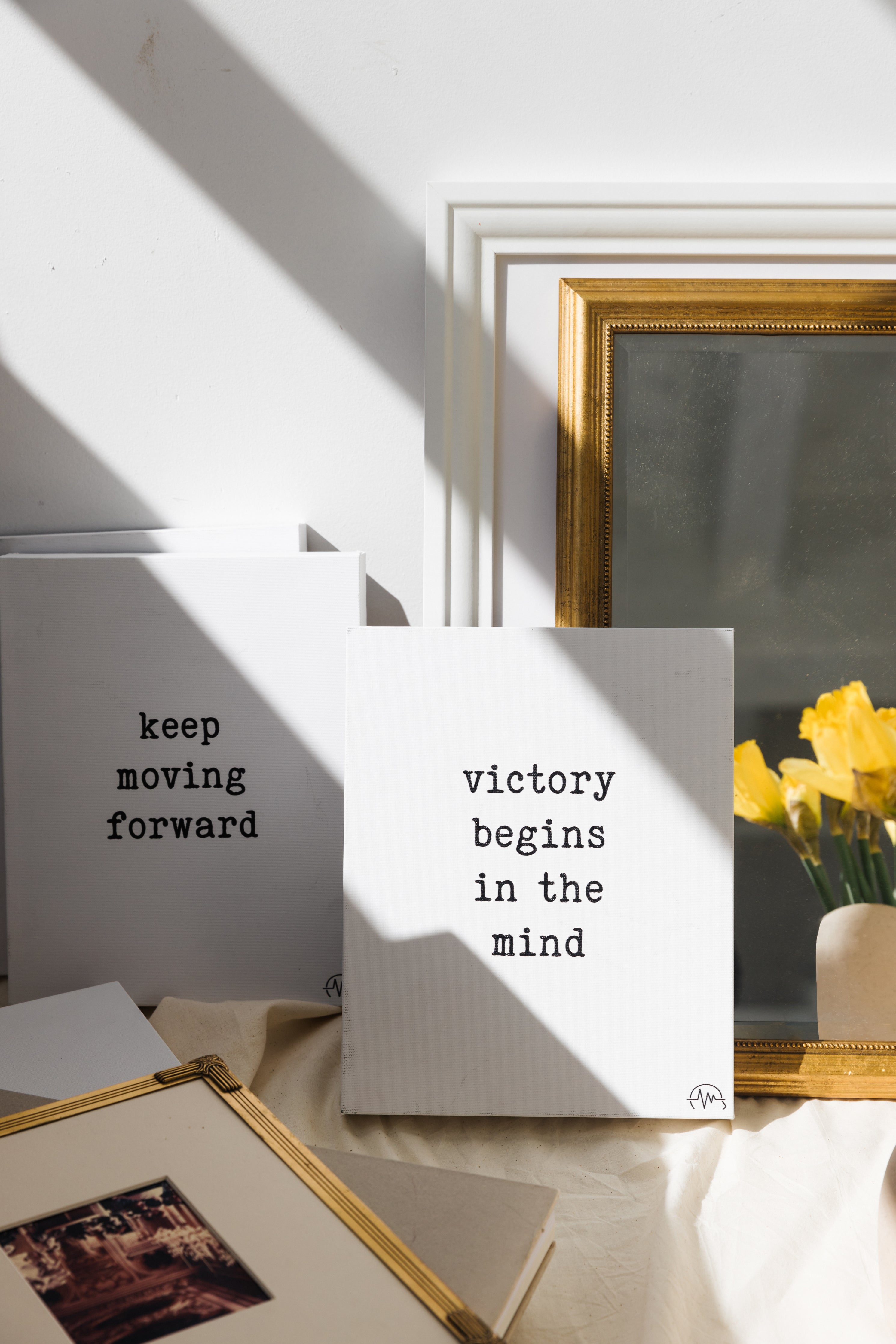 victory begins in the mind - canvas 