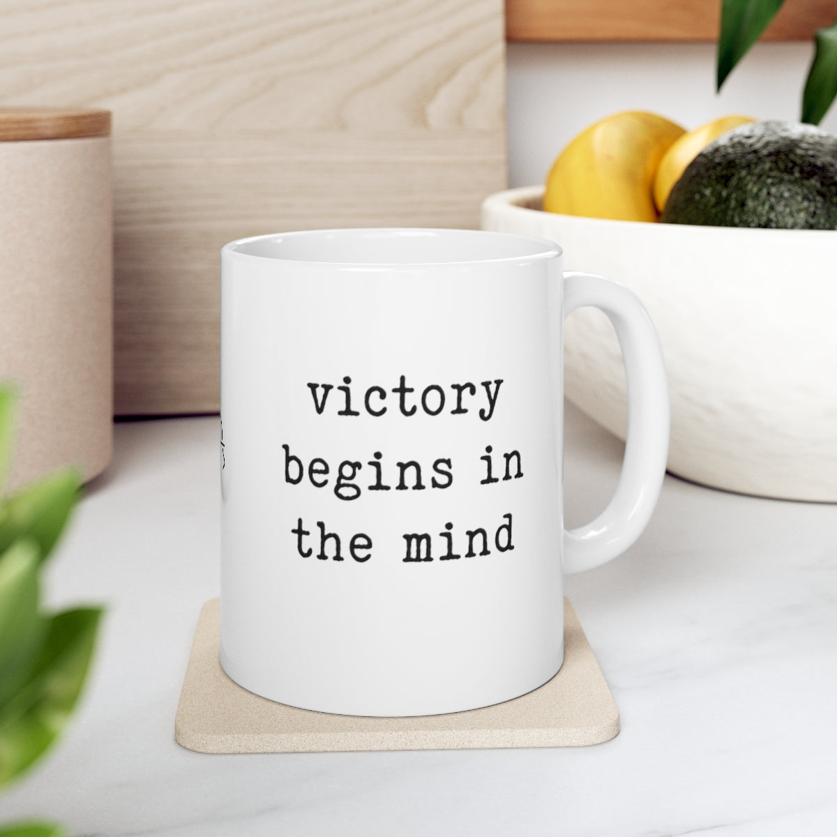 victory begins in the mind - mug